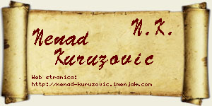Nenad Kuruzović vizit kartica